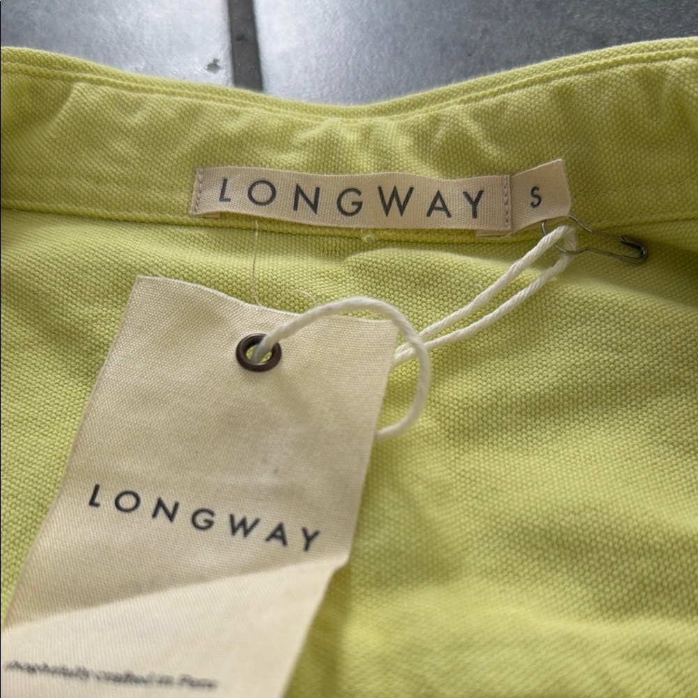 Light Yellow Button-Up Utility Jacket - Picture 2 of 3
